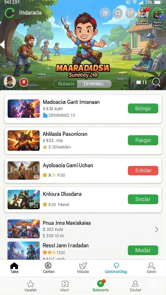 h89 - Mode multipemain yang seru dan interaktif.