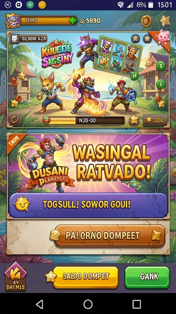 juarago - Mode permainan kompetitif yang menegangkan dan seru.