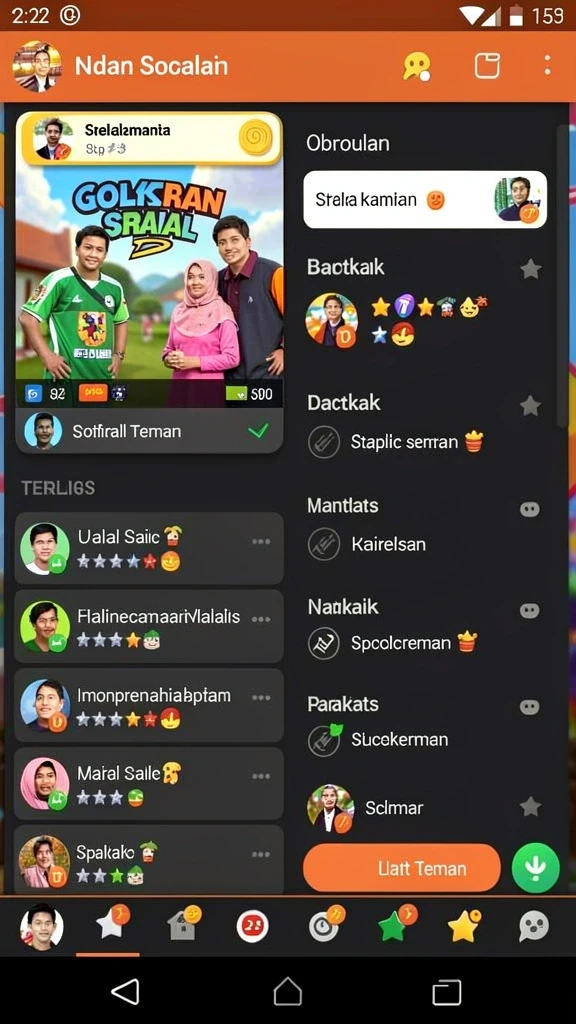 k234 - Mode multiplayer yang memungkinkan interaksi dengan teman.