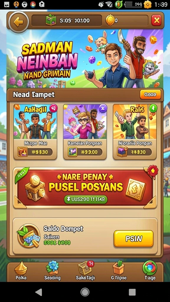 langit777 - Tampilan antarmuka yang ramah dan mudah dinavigasi.