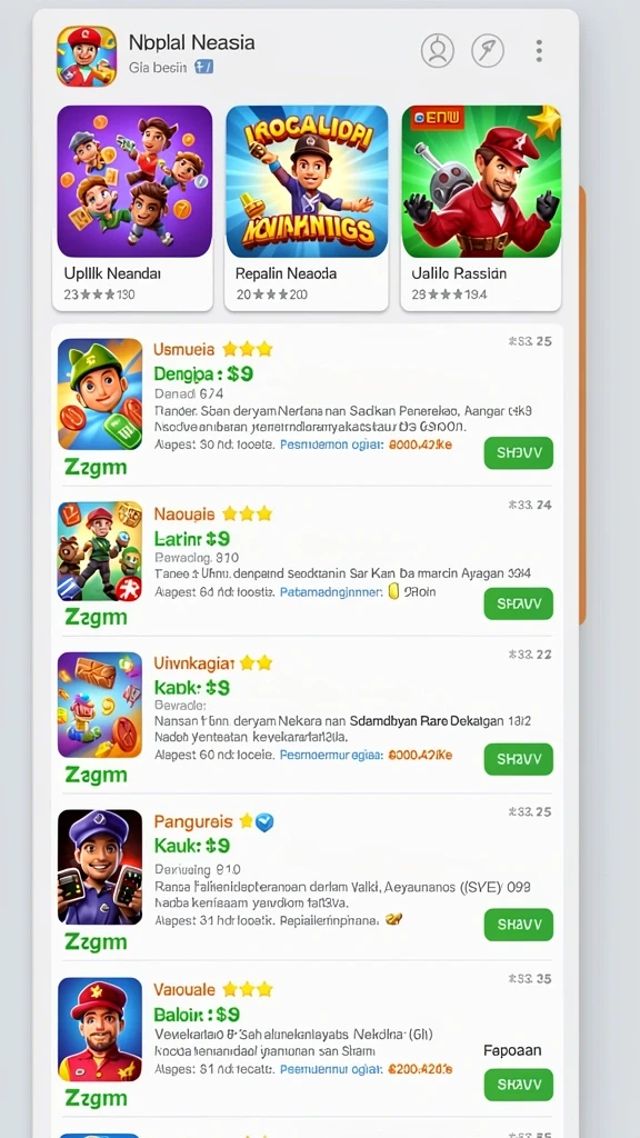 mainduit - Menu fitur yang lengkap dan mudah diakses.